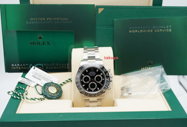 Rolex 116500LN COSMOGRAPH DAYTONA CERAMIC BEZEL BLACK DIAL 2021 FULL SET - Image 2