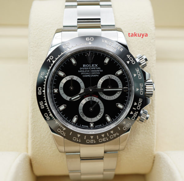 Rolex 116500LN COSMOGRAPH DAYTONA CERAMIC BEZEL BLACK DIAL 2021 FULL SET