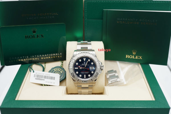 Rolex 126622 YACHTMASTER PLATINUM BEZEL BLUE DIAL 40MM 2022 COMPLETE SET - Image 2