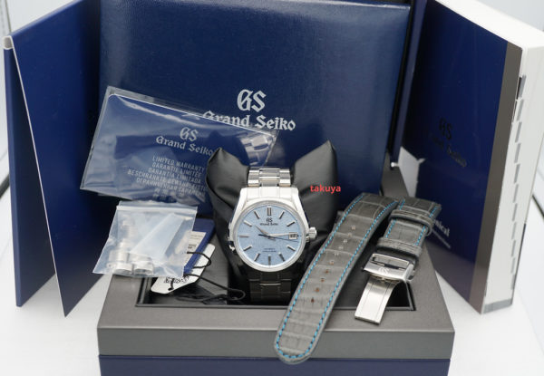 Grand Seiko HERITAGE USA SE SBGH295 Sōkō FROST ICE BLUE 2022 COMPLETE SET - Image 2