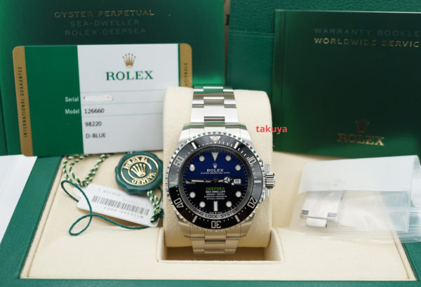 Rolex 126660 DEEPSEA D-BLUE DIAL JAMES CAMERON 2019 WARRANTY FULL SET - Image 2