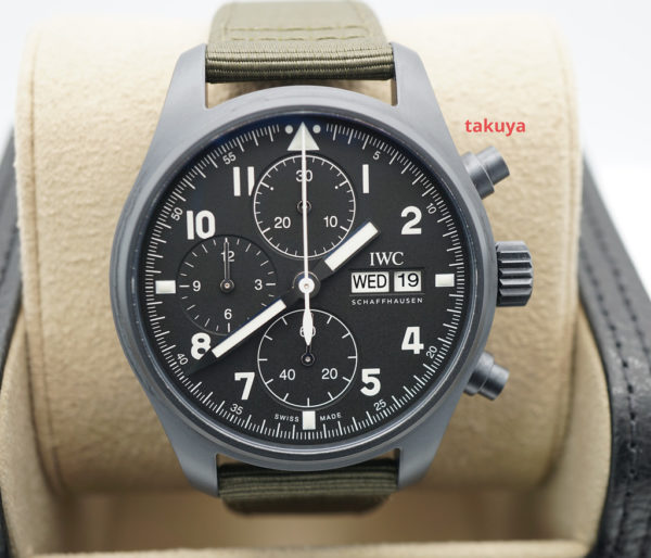 LIKE NEW IWC IW387905 PILOT's WATCH CHRONOGRAPH “TRIBUTE TO 3705” 2022 COMPLETE SET