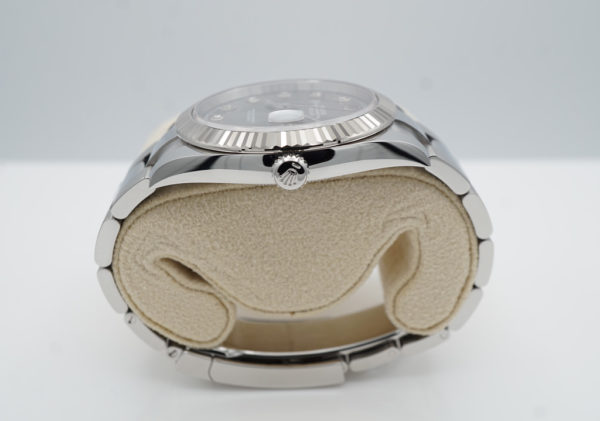 Rolex 126334 DATEJUST 41 FLUTED BEZEL SLATE DIAMOND DIAL 2022 COMPLETE SET - Image 3