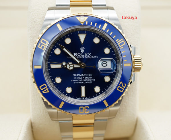 Rolex 126613LB SUBMARINER 18K YG STEEL BLUE DIAL NEW MODEL 41MM 2020 WARRANTY