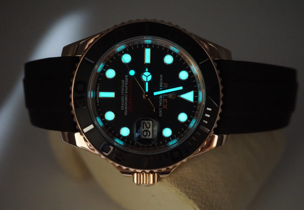 Rolex 116655 YACHTMASTER OYSTERFLEX 18K ROSE GOLD 40MM 2017 BOXES CARD - Image 9