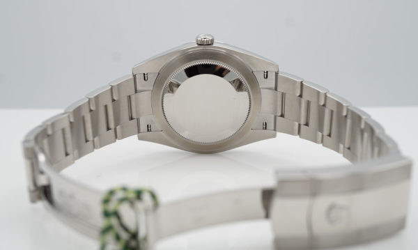BRAND NEW Rolex 126334 DATEJUST 41 FLUTED BEZEL WIMBLEDON DIAL OYSTER 2023 FULL SET - Image 8