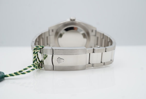 BRAND NEW Rolex 126334 DATEJUST 41 FLUTED BEZEL WIMBLEDON DIAL OYSTER 2023 FULL SET - Image 7