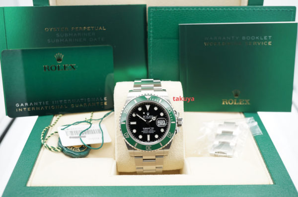 MINT Rolex 126610LV SUBMARINER GREEN BEZEL STARBUCKS 41MM 2023 WARRANTY FULL SET - Image 2