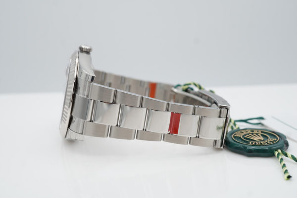 BRAND NEW Rolex 126334 DATEJUST 41 FLUTED BEZEL BLUE STICK DIAL OYSTER 2022 FULL SET - Image 5