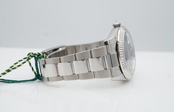 BRAND NEW Rolex 126334 DATEJUST 41 FLUTED BEZEL BLUE STICK DIAL OYSTER 2022 FULL SET - Image 6