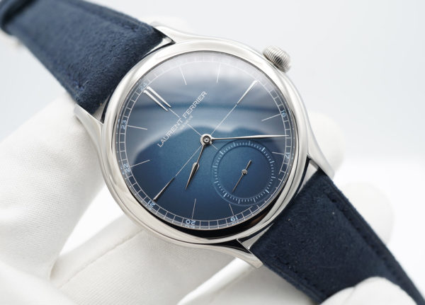 BRAND NEW Laurent Ferrier CLASSIC ORIGIN BLUE DIAL TITANIUM 40MM 2023 COMPLETE SET - Image 8