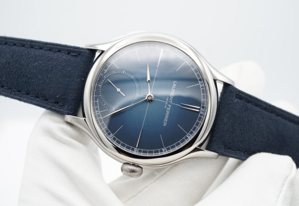 BRAND NEW Laurent Ferrier CLASSIC ORIGIN BLUE DIAL TITANIUM 40MM 2023 COMPLETE SET - Image 9