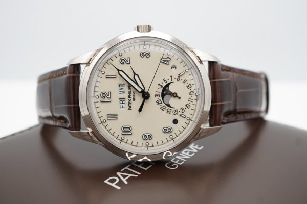 Patek PHILIPPE 5320G PERPETUAL CALENDAR WHITE GOLD CREAM DIAL 2021 BOXES PAPERS - Image 10