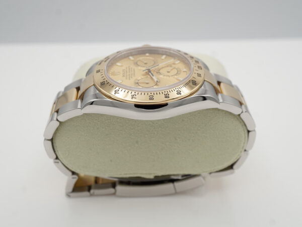 Rolex 116523 COSMOGRAPH DAYTONA YELLOW GOLD TWO TONE CHAMPAGNE DIAL BOXES PAPERS - Image 4