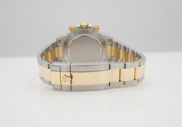 Rolex 116523 COSMOGRAPH DAYTONA YELLOW GOLD TWO TONE CHAMPAGNE DIAL BOXES PAPERS - Image 7