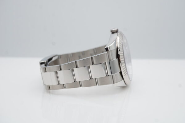 Rolex 126334 DATEJUST 41 FLUTED BEZEL WHITE STICK DIAL OYSTER BAND 2023 FULL SET - Image 6