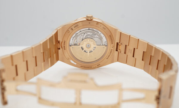 Vacheron CONSTANTIN OVERSEAS PERPETUAL CALENDAR 4300V ROSE GOLD BLUE DIAL BRACELET FULL SET - Image 9
