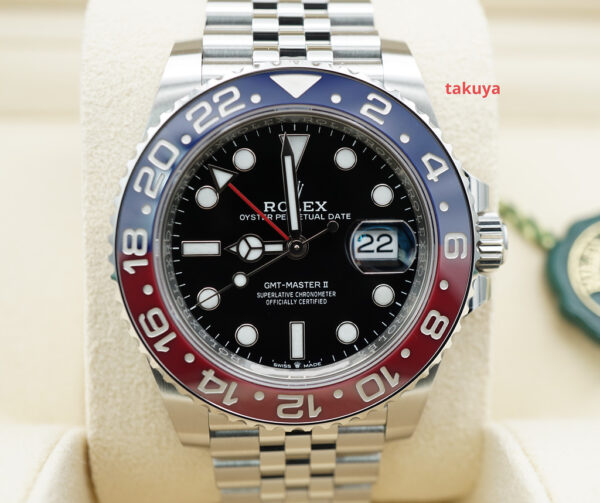 BRAND NEW Rolex 126710BLRO PEPSI GMT MASTER II RED BLUE BEZEL JUBILEE 2023 FULL SET