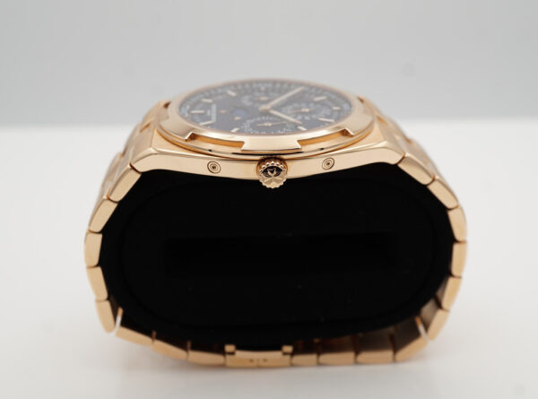Vacheron CONSTANTIN OVERSEAS PERPETUAL CALENDAR 4300V ROSE GOLD BLUE DIAL BRACELET FULL SET - Image 3