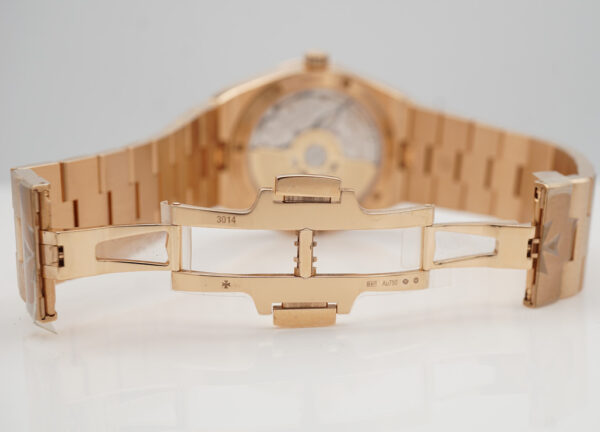 Vacheron CONSTANTIN OVERSEAS ROSE GOLD BLUE DIAL 4500V 2022 WARRANTY FULL SET - Image 8