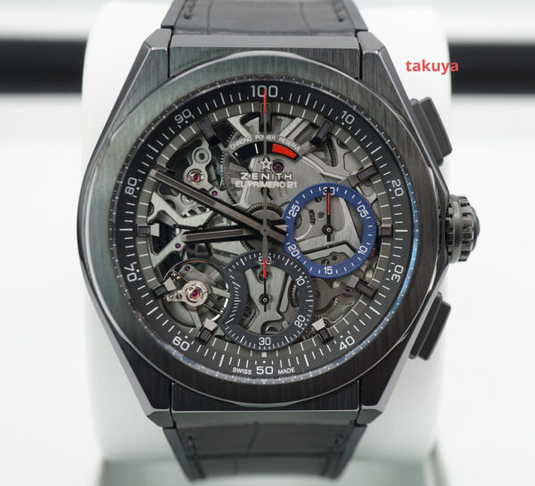NEW Zenith DEFY EL PRIMERO 21 CHRONOGRAPH OPENWORKED DIAL CERAMIC 2023 FULL SET