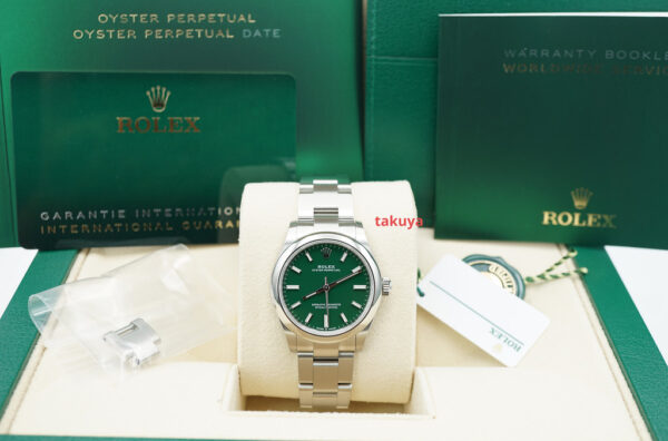 BRAND NEW Rolex 277200 OYSTER PERPETUAL 31 GREEN DIAL 2023 COMPLETE SET - Image 2