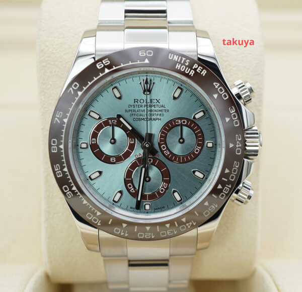 Rolex 116506 PLATINUM COSMOGRAPH DAYTONA ICE BLUE DIAL COMPLETE SET