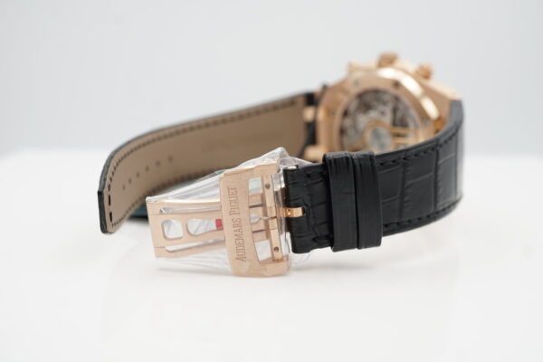BRAND NEW Audemars PIGUET ROYAL OAK CHRONOGRAPH 26240OR ROSE GOLD BLACK DIAL 2023 FULL SET - Image 7
