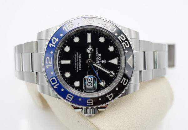 Rolex 126710BLNR GMT MASTER II BLACK BLUE BEZEL NEW MODEL 2022 FULL SET - Image 9