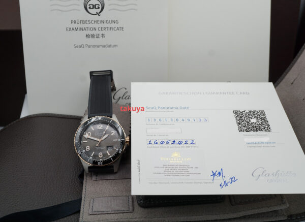 Glashutte ORIGINAL SeaQ PANORAMA DATE STAINLESS STEEL RED GOLD 2022 FULL SET - Image 2