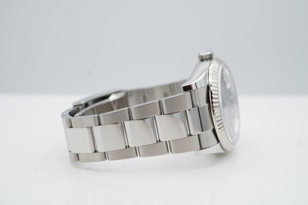 Rolex 126234 DATEJUST 36 FLUTED BEZEL BLUE DIAL 2023 WARRANTY FULL SET - Image 6