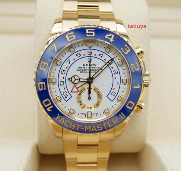 Rolex 116688 YACHTMASTER II 18K YELLOW GOLD NEWER DIAL 2021 WARRANTY FULL SET