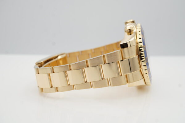 Rolex 116688 YACHTMASTER II 18K YELLOW GOLD NEWER DIAL 2021 WARRANTY FULL SET - Image 6