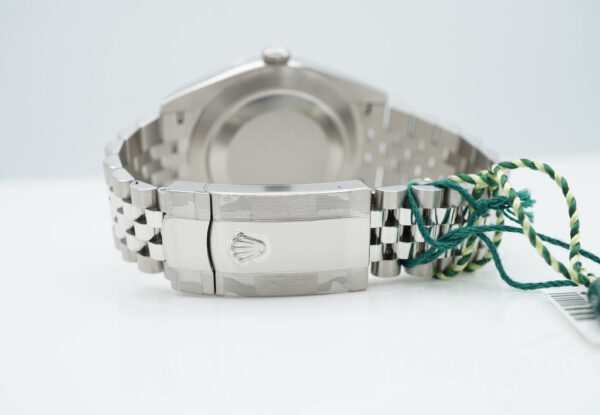BRAND NEW Rolex 126334 DATEJUST 41 FLUTED BEZEL BLACK STICK DIAL JUBILEE BAND FULL SET - Image 7