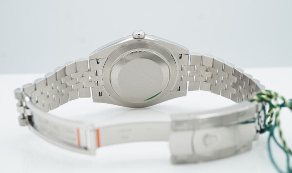 BRAND NEW Rolex 126334 DATEJUST 41 FLUTED BEZEL BLACK STICK DIAL JUBILEE BAND FULL SET - Image 8