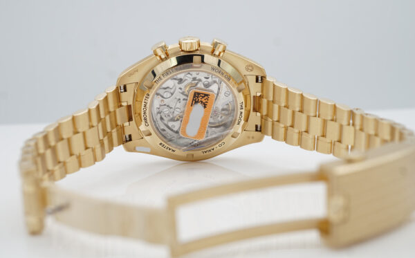BRAND NEW Omega SPEEDMASTER PROFESSIONAL MOONWATCH MOONSHINE GOLD GREEN DIAL 2023 FULL SET - Image 8