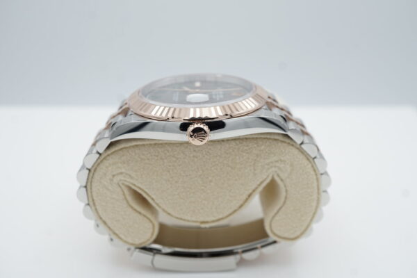 Rolex 126331 DATEJUST 41 ROSE GOLD STEEL WIMBLEDON DIAL JUBILEE BAND 2023 FULL SET - Image 3