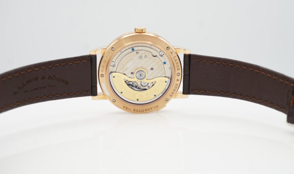 A. Lange & Sohne SAXONIA MOONPHASE 384.032 ROSE GOLD 40MM 2022 FULL SET - Image 7