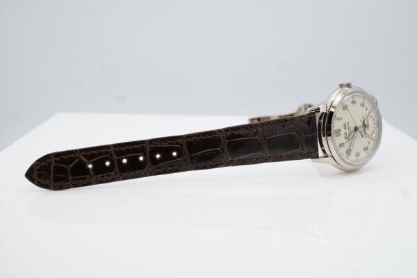NEW Patek PHILIPPE 5320G PERPETUAL CALENDAR 18K WHITE GOLD CREAM DIAL FULL SET - Image 5