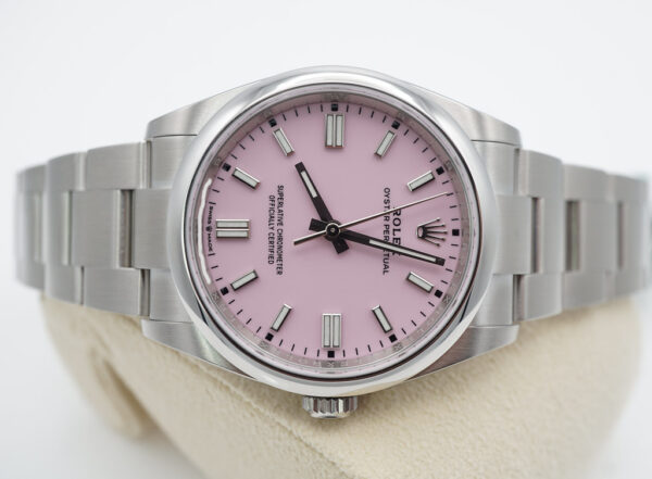 BRAND NEW Rolex 126000 OYSTER PERPETUAL 36 CANDY PINK DIAL 2023 COMPLETE SET - Image 9