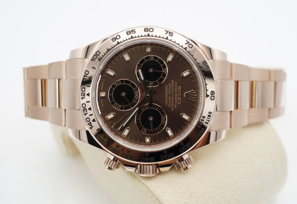 Rolex 116505 DAYTONA 18K EVEROSE GOLD NEW CHOCOLATE DIAL 2020 WARRANTY FUL SET - Image 9