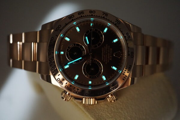 Rolex 116505 DAYTONA 18K EVEROSE GOLD NEW CHOCOLATE DIAL 2020 WARRANTY FUL SET - Image 11
