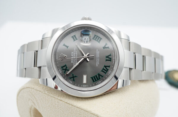 BRAND NEW Rolex 126300 DATEJUST 41 WIMBLEDON DIAL OYSTER BAND 2023 COMPLETE SET - Image 10