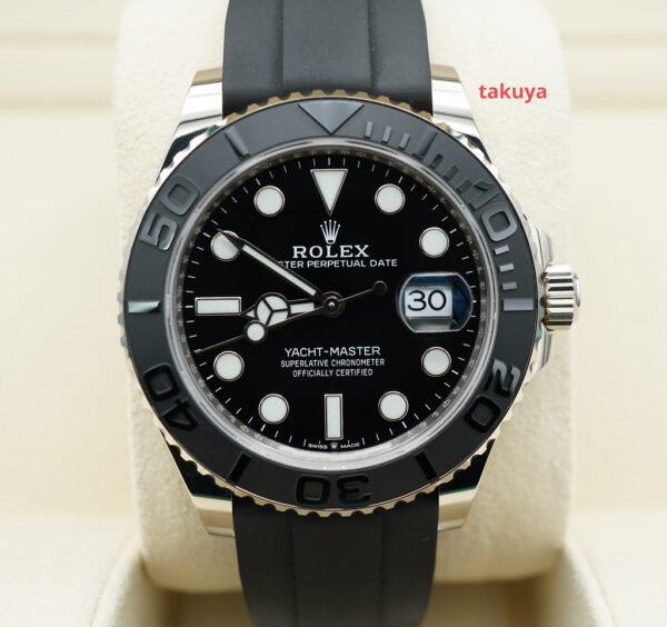 Rolex 226659 YACHTMASTER 18K WHITE GOLD OYSTERFLEX 42MM 2022 FULL SET