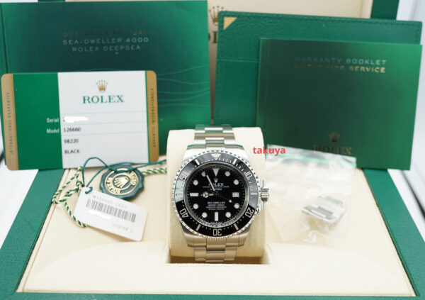 Rolex 126660 DEEPSEA SEA-DWELLER DSSD BLACK DIAL 2018 COMPLETE SET - Image 2