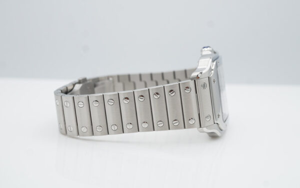 Cartier SANTOS DE CARTIER MEDIUM MODEL AUTOMATIC STEEL 2022 EXTRA STRAP FULL SET - Image 6