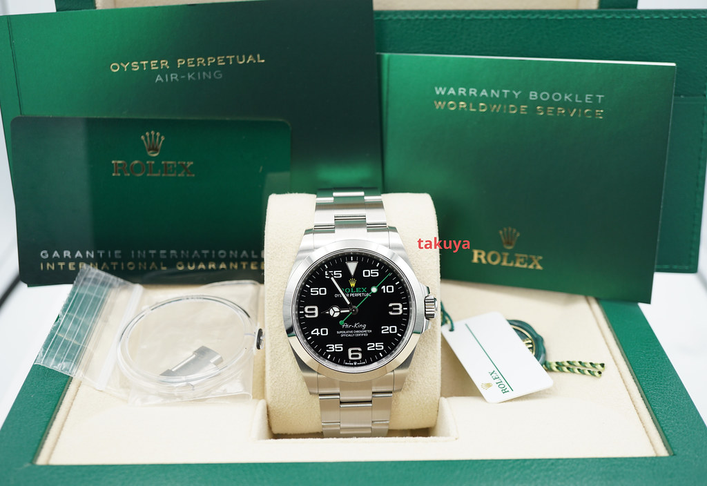 BRAND NEW Rolex 126900 AIR KING 40MM NEW MODEL 2023 COMPLETE SET ...