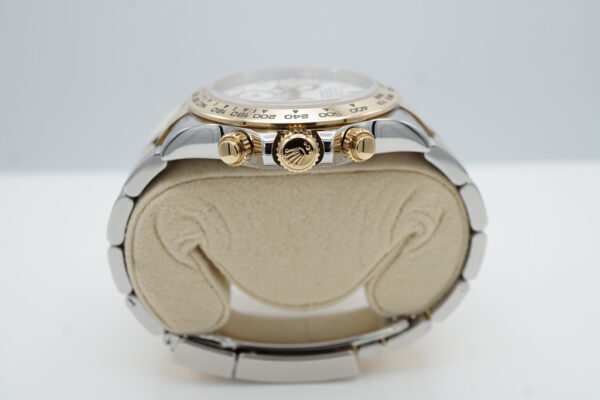 Rolex 116503 DAYTONA TWO TONE YELLOW GOLD SS WHITE DIAL 2019 WARRANTY FULL SET - Image 3