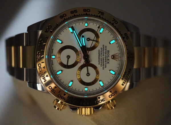 Rolex 116503 DAYTONA TWO TONE YELLOW GOLD SS WHITE DIAL 2019 WARRANTY FULL SET - Image 11
