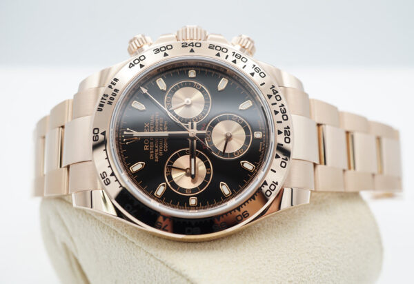 Rolex 116505 COSMOGRAPH DAYTONA 18K ROSE GOLD BLACK DIAL 2021 WARRANTY FULL SET - Image 10